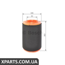 Фильтр возд.с предфильтромIAT Boxer 2.2PEUGEOT CITROEN Jumper 2.2 2006- Bosch F026400370