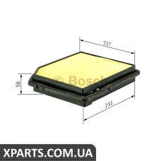 Повітряний фільтр LEXUS GS 12- Bosch F026400456