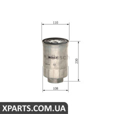 Элемент фильт. топл. сепаратора КАМАЗ ЕВPО-2 DA  Bosch F026402038