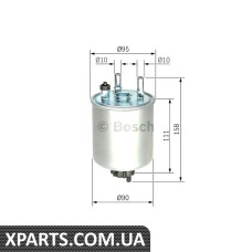 Фільтр топл. RENAULT Bosch F026402082