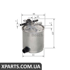 Фільтр топл. NISSAN PATHINDER 2.5 Bosch F026402096