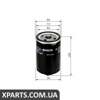 Фільтр масляний AUDI VW SKODA Bosch F026407004