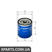 Фільтр масляний DACIA NISSAN OPEL RENAULT Bosch F026407022