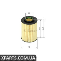 Фільтр масляний змін. HYUNDAI Bosch F026407061