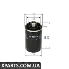 Фільтр масляний AUDI A3A4A5 Bosch F026407080