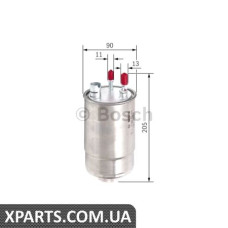 Паливний фільтр BOSCH F026402054