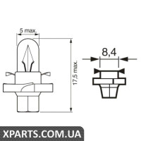 Автомобільна лампа standart 14V WV BOSCH 1987302243