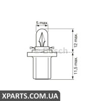 Автомобільна лампа standart 12V WV BOSCH 1987302219