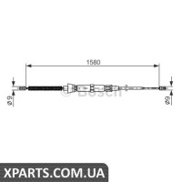 Гальмівний диск передній BOSCH 1987477806