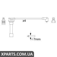 Комплект проводов зажигания BOSCH 0986356821