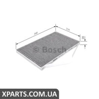Фільтр, повітря у внутрішньому просторі BOSCH 1987432333