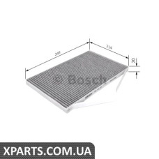 Фільтр, повітря у внутрішньому просторі BOSCH 1987432333