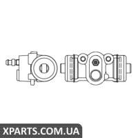 Колісний гальмівний циліндр BOSCH F026002387 Колісний гальмівний циліндр BOSCH F026002387