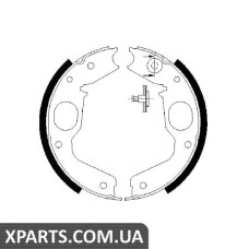 Тормозные колодки барабанные, к-кт. BOSCH 0986487719