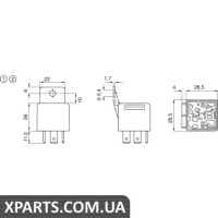 Реле; Реле, модуль керування - керування двигуном BOSCH 0332019150