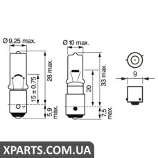 Автомобiльна лампа BOSCH 1987302232