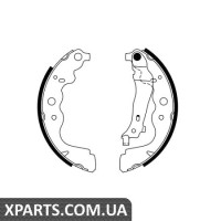 Гальмівні колодки, к-кт. BOSCH 0986487754