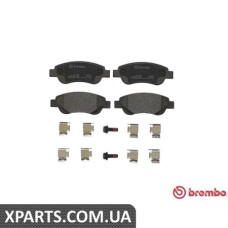 Тормозные колодки дисковые, к-кт. BREMBO P61081