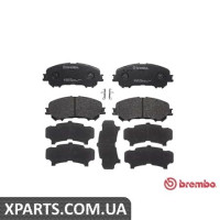 Гальмівні дискові колодки, к-кт. BREMBO P56099