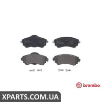 Гальмівні дискові колодки, к-кт. BREMBO P61105