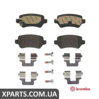 Гальмівні дискові колодки, к-кт. BREMBO P59038
