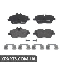 Гальмівні дискові колодки, к-кт. BREMBO P06034