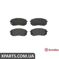 Гальмівні дискові колодки, к-кт. BREMBO P30039