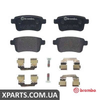 Гальмівні дискові колодки, к-кт. BREMBO P68043