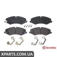 Гальмівні дискові колодки, к-кт. BREMBO P44022