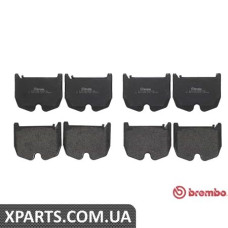 Гальмівні дискові колодки, к-кт. BREMBO P50062