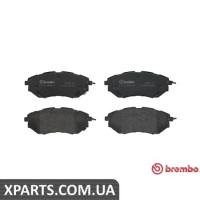 Гальмівні дискові колодки, к-кт. BREMBO P78017