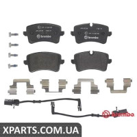 Гальмівні дискові колодки, к-кт. BREMBO P85119