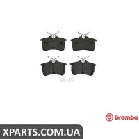 Гальмівні дискові колодки, к-кт. BREMBO P28030