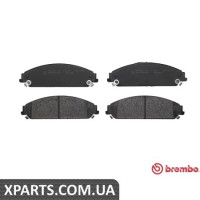 Гальмівні дискові колодки, к-кт. BREMBO P11017