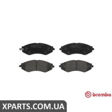 Гальмівні дискові колодки, к-кт. BREMBO P15002
