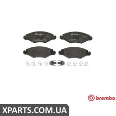 Гальмівні дискові колодки, к-кт. BREMBO P61063