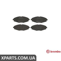 Гальмівні дискові колодки, к-кт. BREMBO P15006