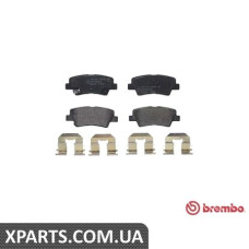 Тормозные колодки  дисковые, к-кт.  BREMBO P30067