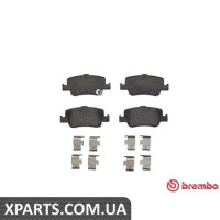 Гальмівні дискові колодки, к-кт. BREMBO P83080