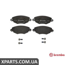 Тормозные колодки дисковые, к-кт. BREMBO P24060