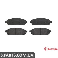 Гальмівні дискові колодки, к-кт. BREMBO P37010