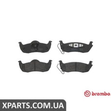 Гальмівні дискові колодки, к-кт. BREMBO P37011