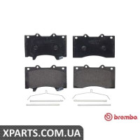 Гальмівні дискові колодки, к-кт. BREMBO P56081