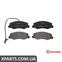 Гальмівні дискові колодки, к-кт. BREMBO P68061