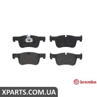Гальмівні дискові колодки, к-кт. BREMBO P06070