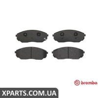 Гальмівні дискові колодки, к-кт. BREMBO P30019