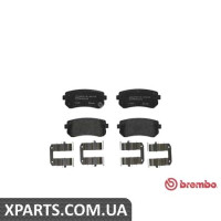 Гальмівні дискові колодки, к-кт. BREMBO P30051