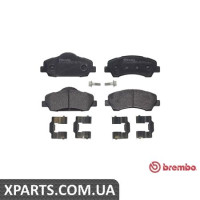 Гальмівні дискові колодки, к-кт. BREMBO P61113