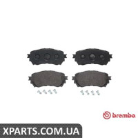 Гальмівні дискові колодки, к-кт. BREMBO P49048