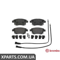Гальмівні дискові колодки, к-кт. BREMBO P24066